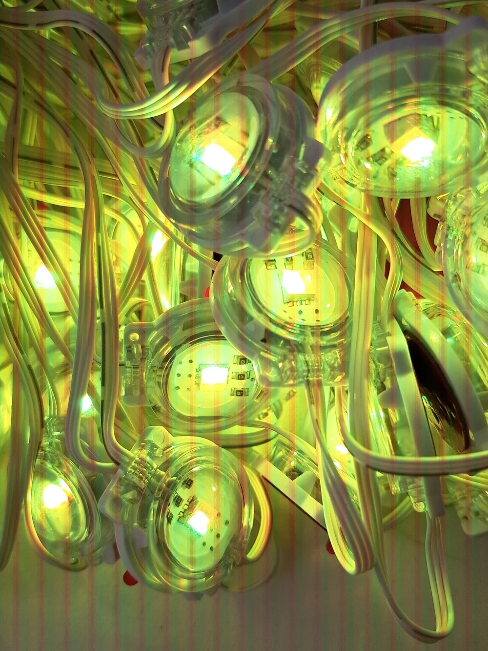 Multicolor RGB LED Pixel String Lights - Home Party Supplies